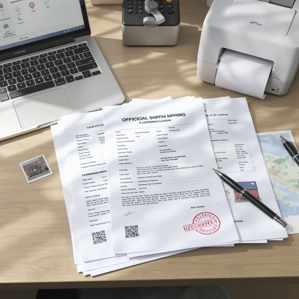 مدارک لازم برای ارسال بار به ازبکستان