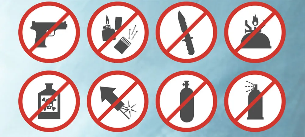 اقلام و کالاهای ممنوعه