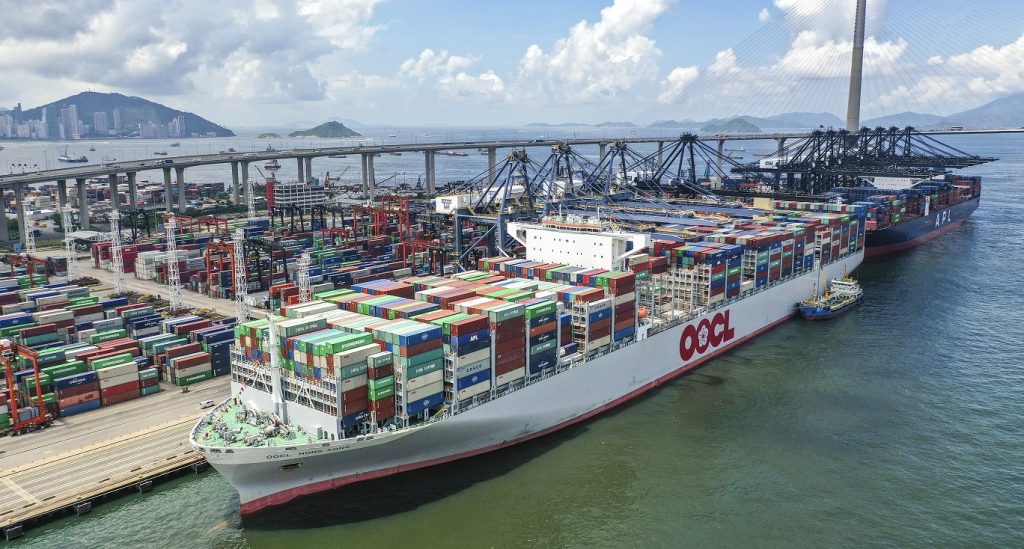 ارسال بار دریایی به هنگ کنگ