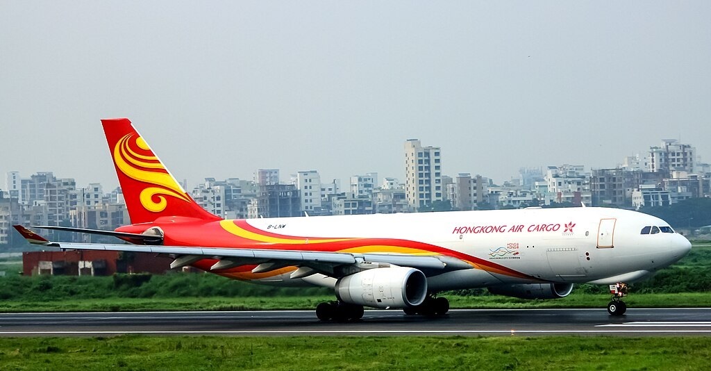 ارسال بار هوایی به هنگ کنگ