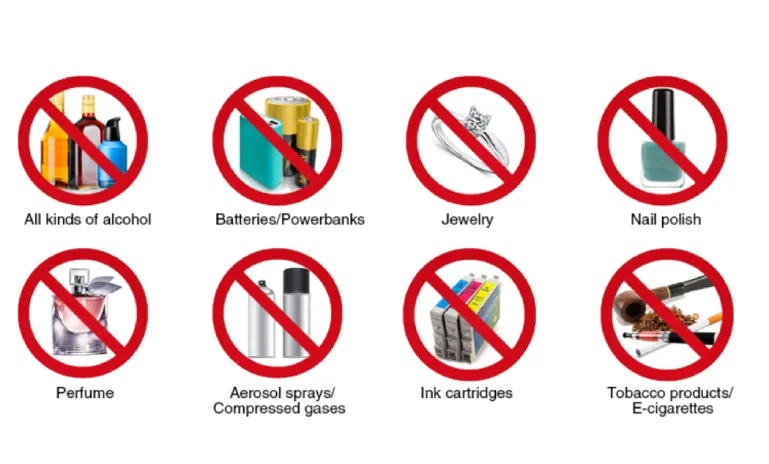 ممنوعیات ارسال بار به اتیوپی